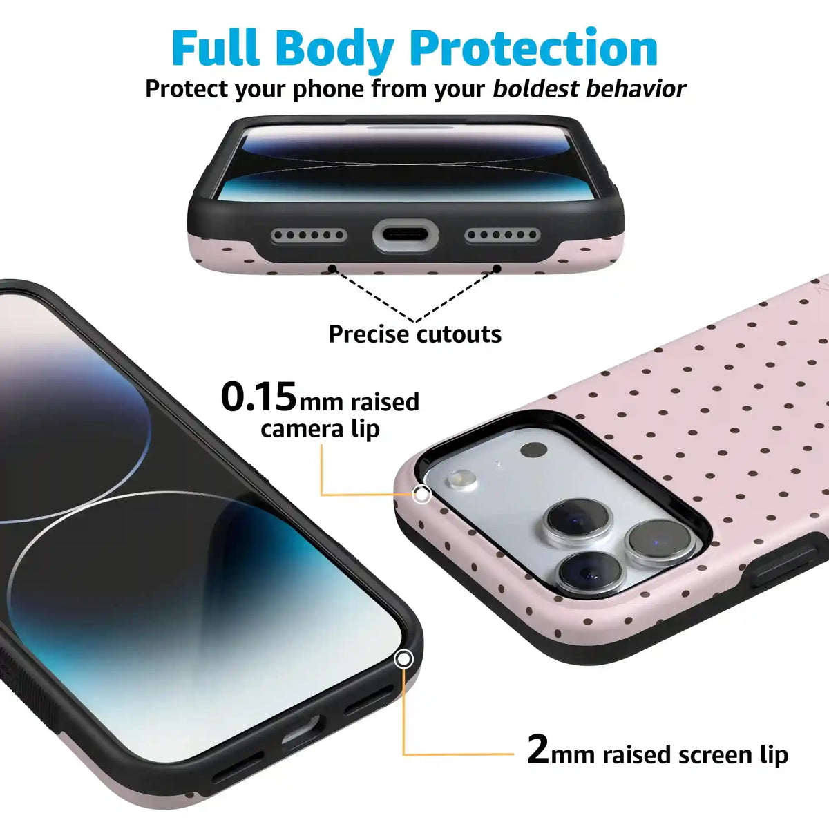 On the Dot | Pink Polka Dot Case