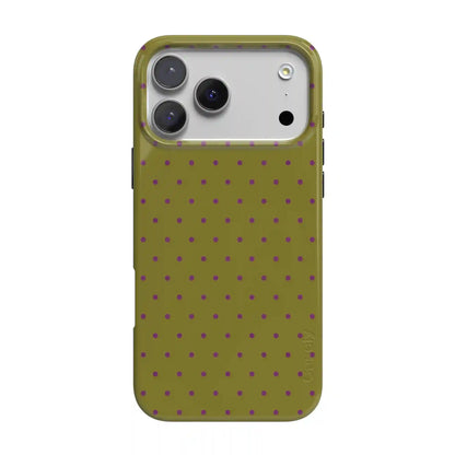 On the Dot | Moss & Plum Dots Case