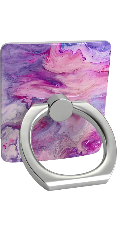 Tie Dying Over You | Purple Marble Phone Ring