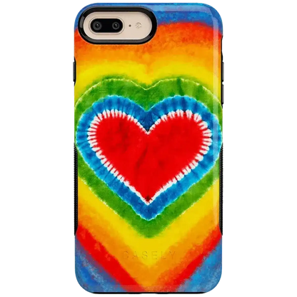 I Heart Tie Dye | Rainbow Heart Case
