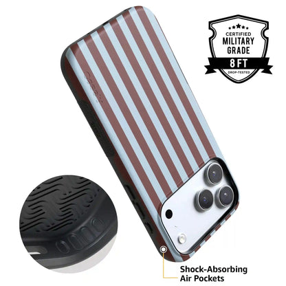 Sunday in Brooklyn | Blue Stripes Case