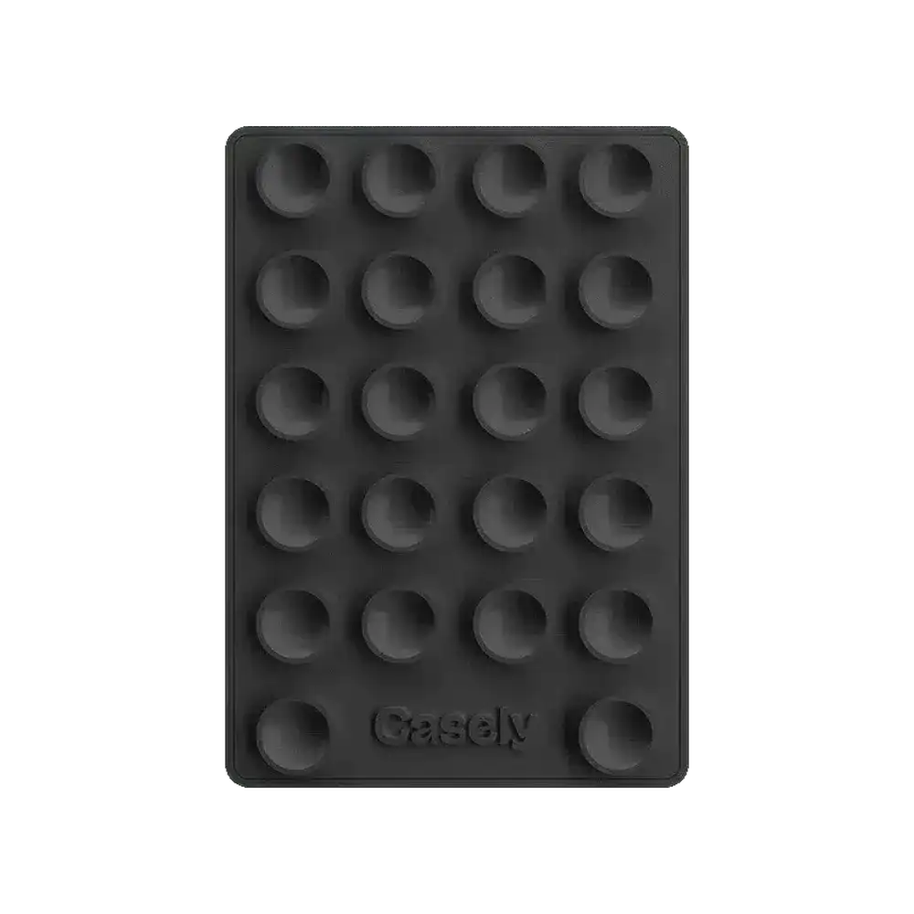 Grippy | Black Silicone Suction Phone Mount with MagSafe