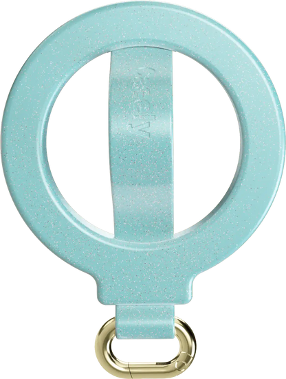 Aquamarine | Ocean Blue Shimmer MagRing+ with Keychain