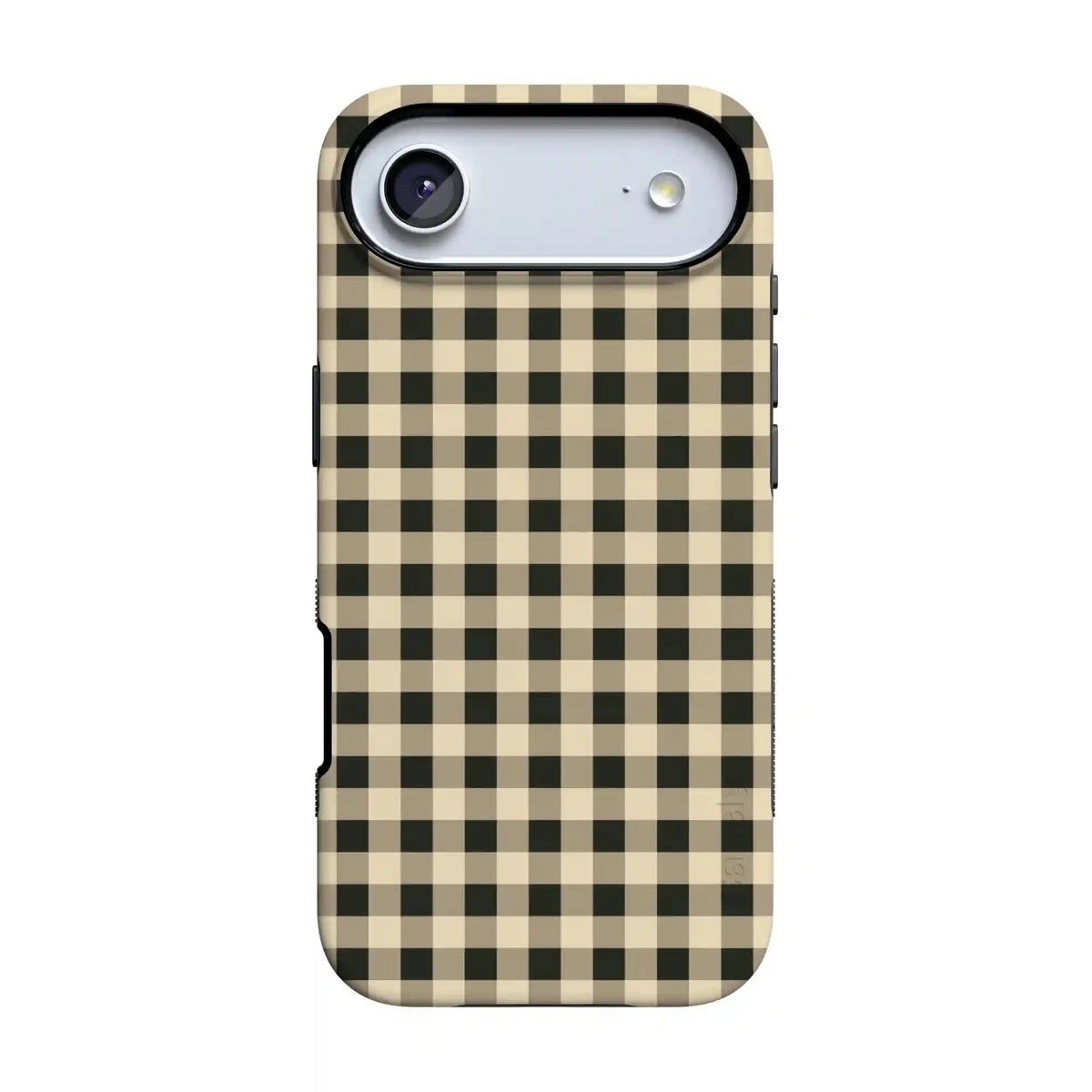 Cedar Lane | Black & Cream Gingham Case