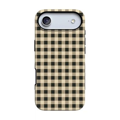 Cedar Lane | Black & Cream Gingham Case