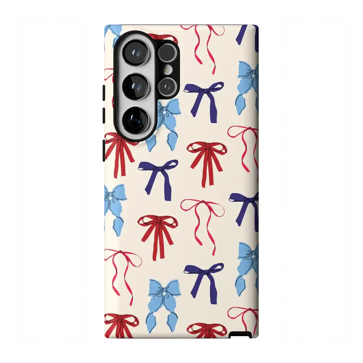 American Girlie | Red White & Blue Bows Case