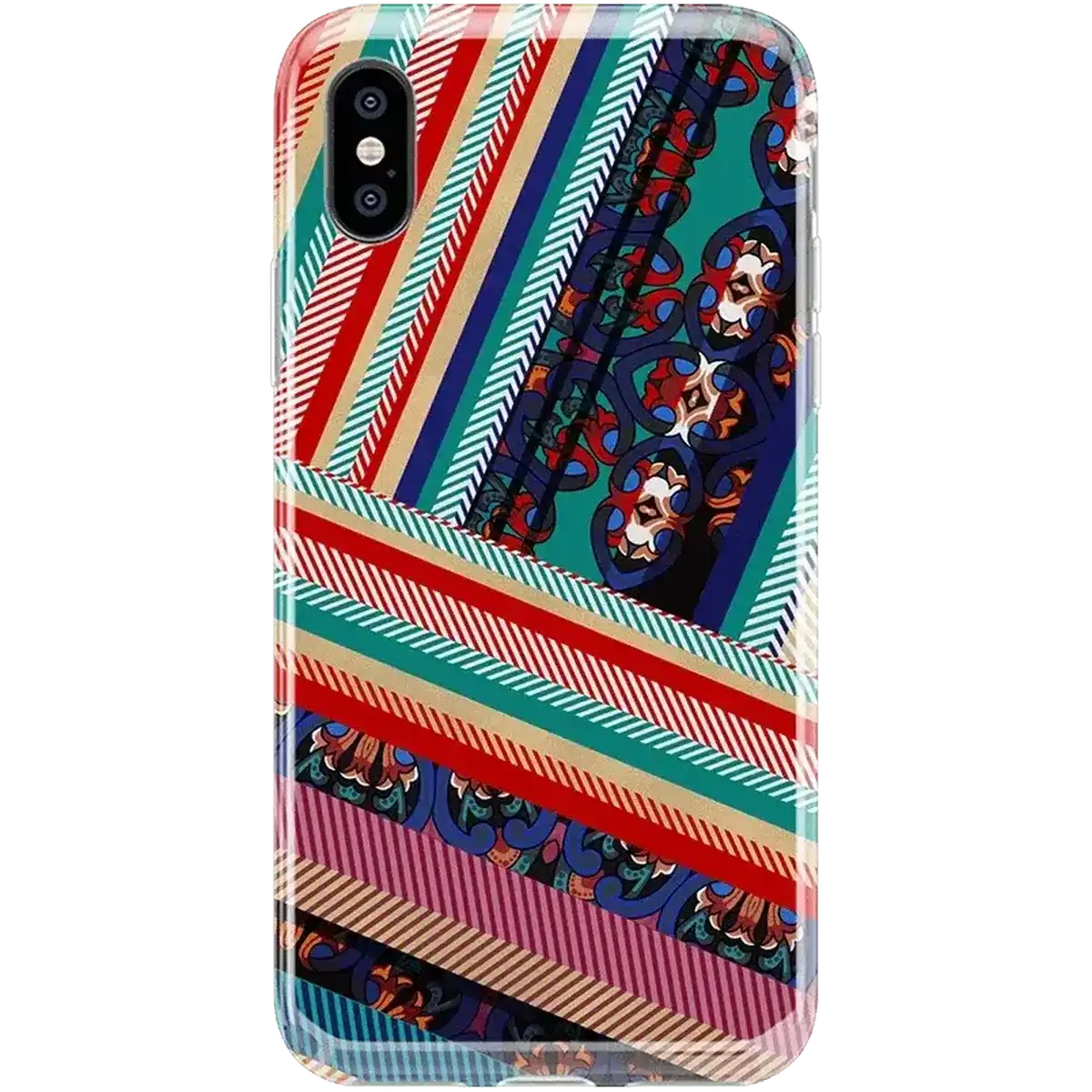 Wearing Layers | Layered Patchwork iPhone Case