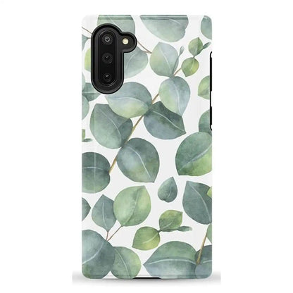 Leaf Me Alone | Green Floral Print Samsung Case