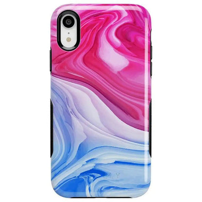 Land & Sea | Marble Swirl iPhone Case