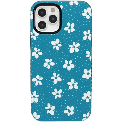 Flower My World | Ocean Blue Floral Case