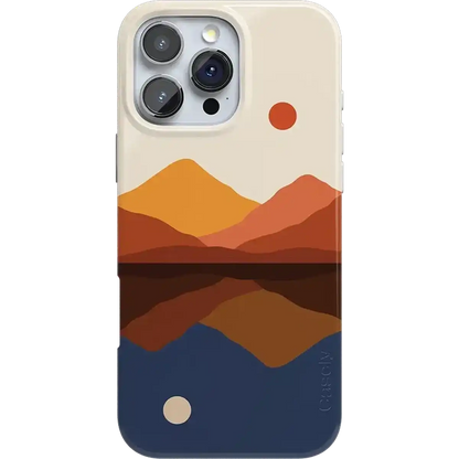 Opposites Attract | Day & Night Colorblock Mountains Case