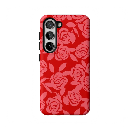 Final Rose | Red & Pink Floral Case