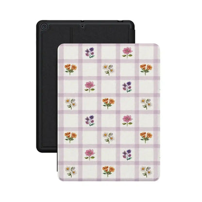 Meadow Check | Floral Gingham iPad Case