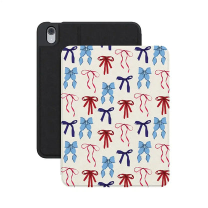 American Girlie | Red White & Blue Bows iPad Case