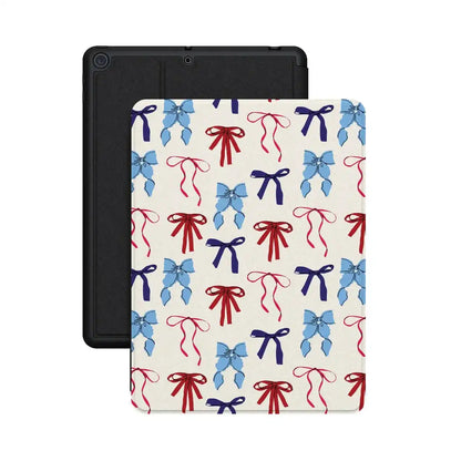 American Girlie | Red White & Blue Bows iPad Case