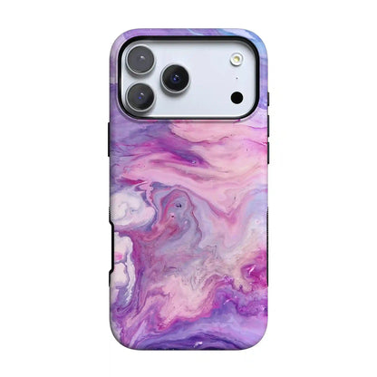 Tie Dying Over You | Purple Marble iPhone Case