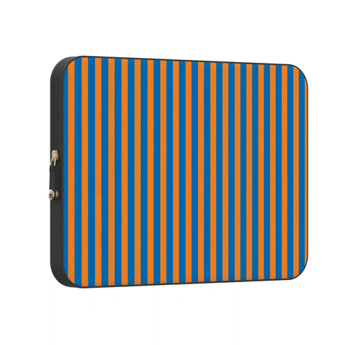 Go New York | Blue & Orange Stripes Laptop Case