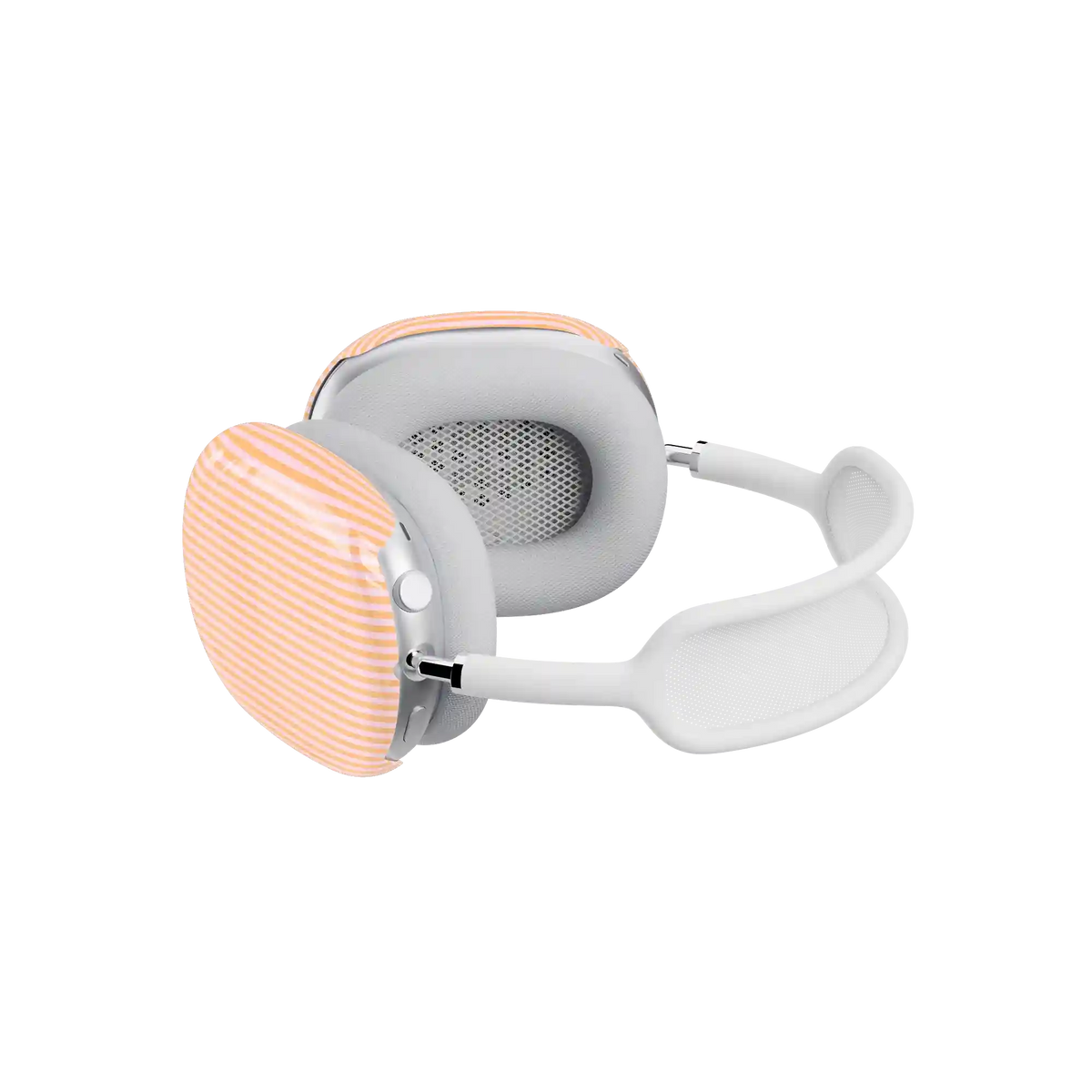 Stripes and the City | Orange & Pink Pinstripe AirPods Max Case