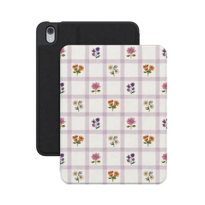 Meadow Check | Floral Gingham iPad Case