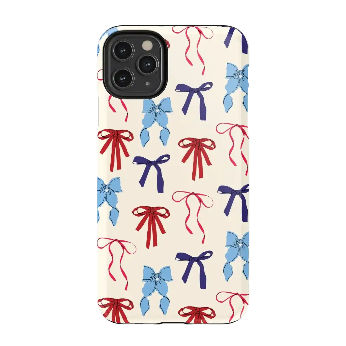 American Girlie | Red White & Blue Bows Case