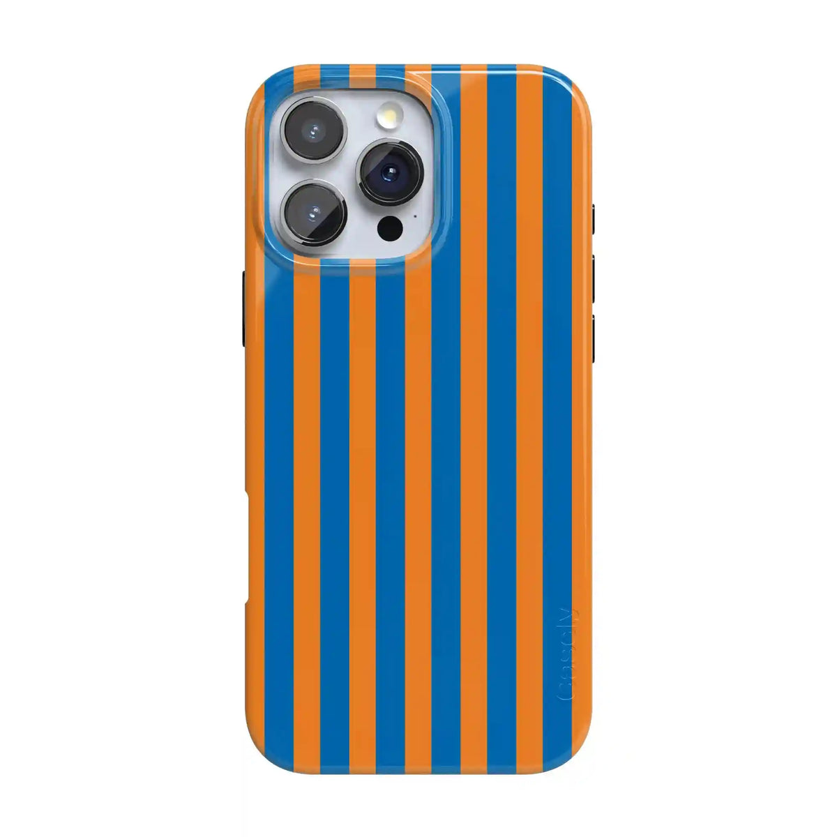 Go New York | Blue & Orange Stripes Case