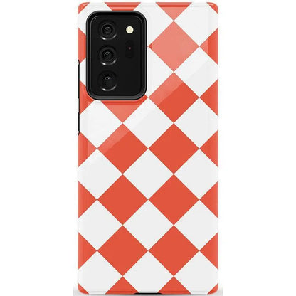 Red Checkerboard | High Contrast Design Case