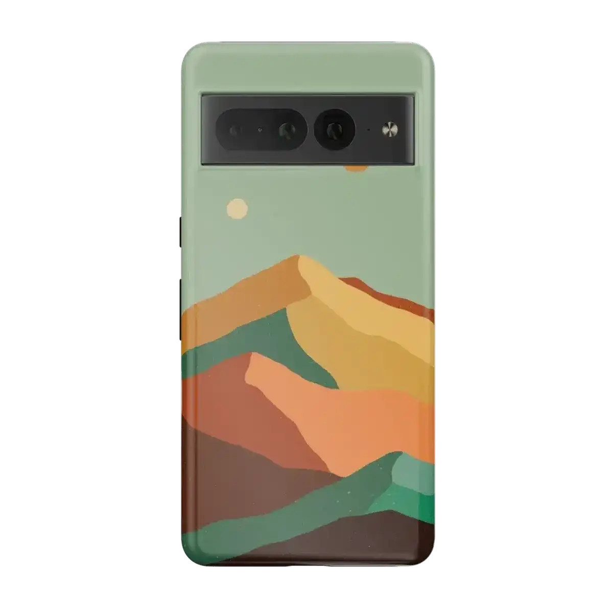 Endless Peaks | Colorblock Mountain Google Pixel Case