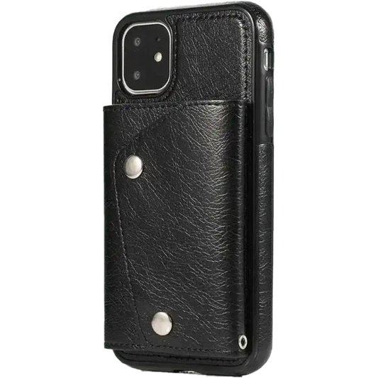 Black Vegan Leather | Wallet Case