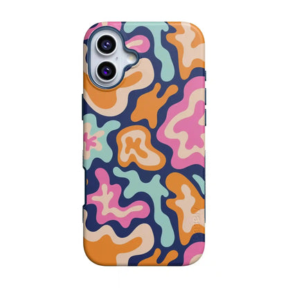 Midnight Color Splash | Abstract Retro Case