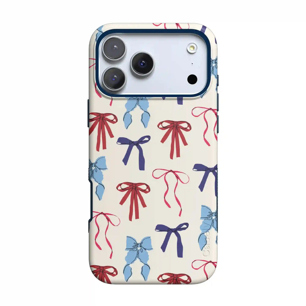 American Girlie | Red White & Blue Bows Case