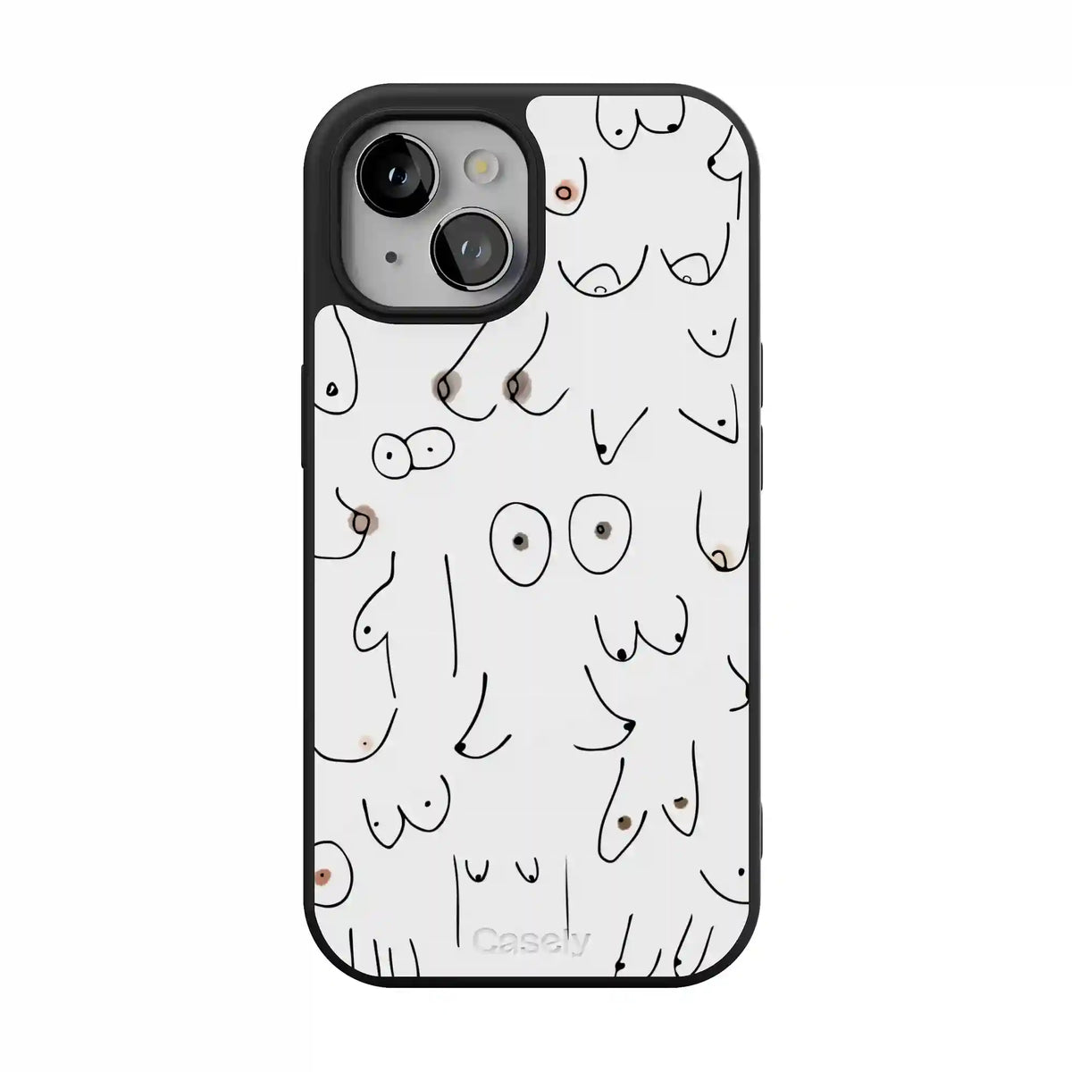 I'm With Her | Black & White Boobs Case