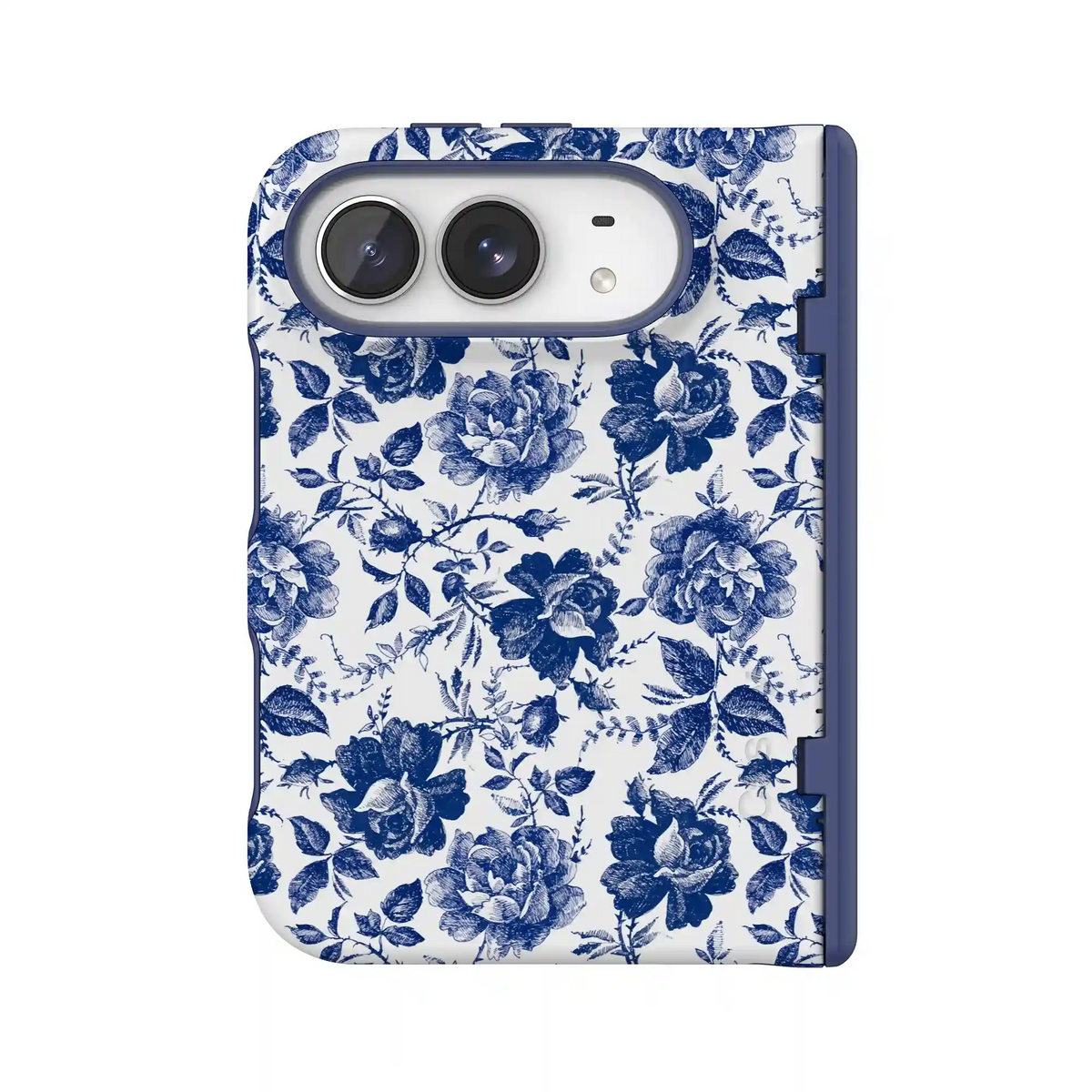 Rose to Fame | Blue & White Rose Floral Case