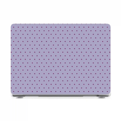 On the Dot | Purple & Plum Polka Dot Laptop Shell