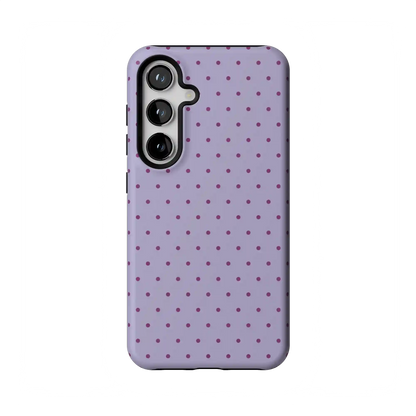 On the Dot | Purple & Plum Polka Dot Case
