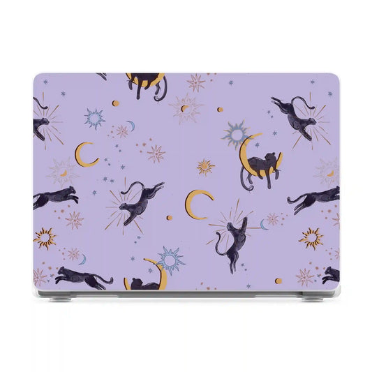 Spellbound | Celestial Black Cat Laptop Shell