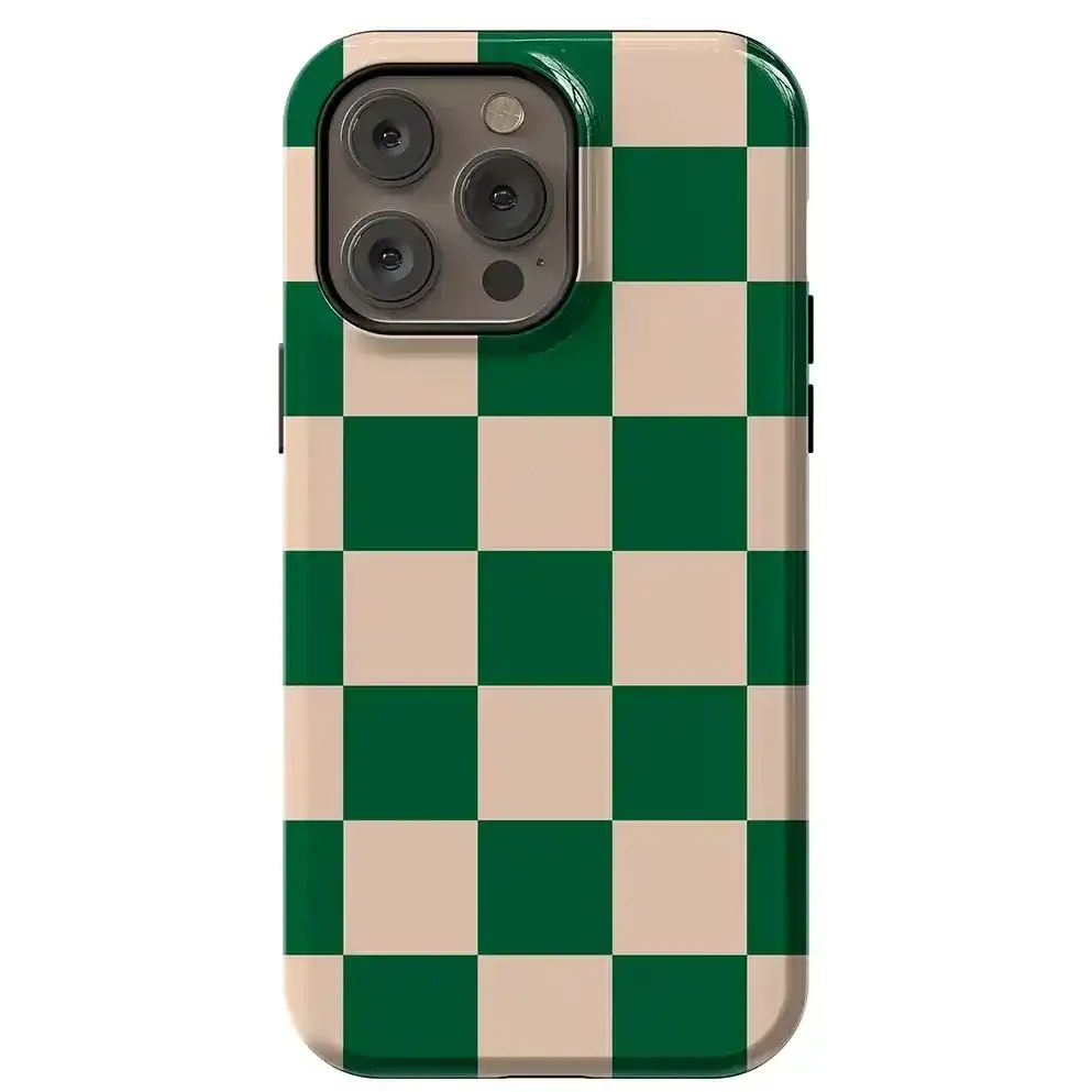 Fit Check | Green Checkerboard Case