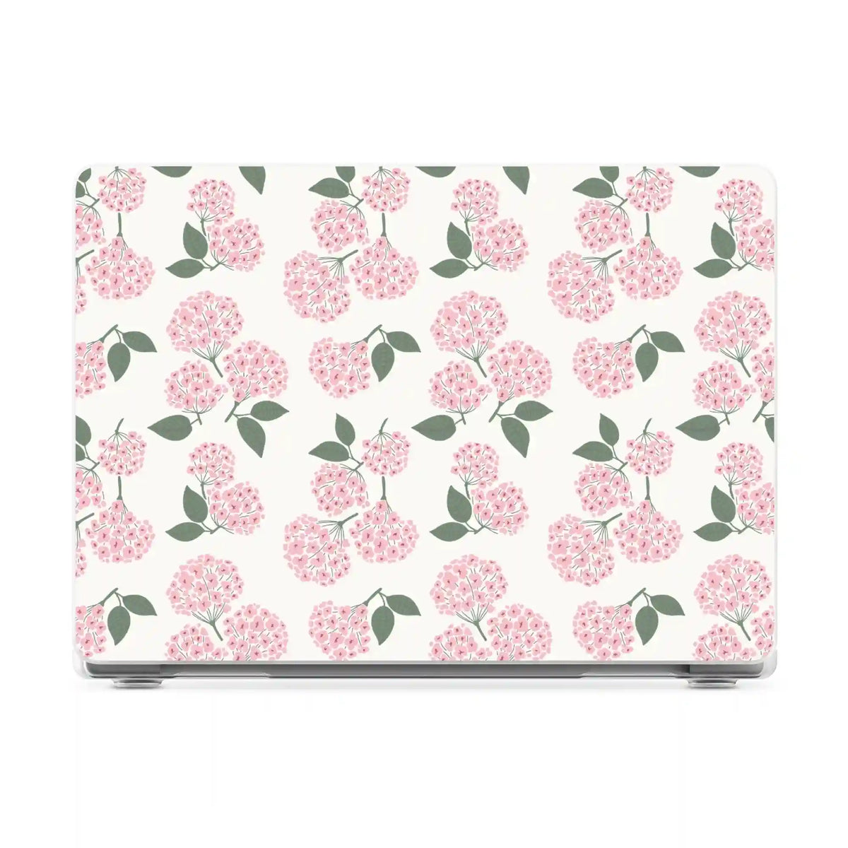 Nantucket Cottage | Pink Hydrangea Laptop Shell