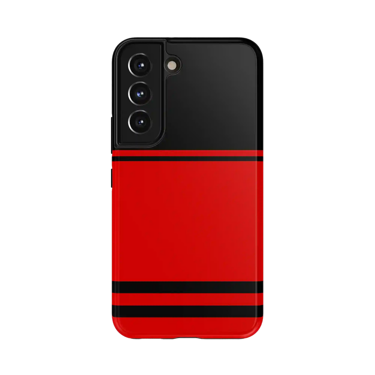 Storm Warning | Black & Red Stripes Case
