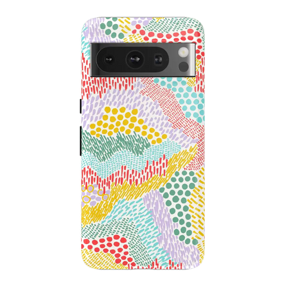 Color Me Happy | Pattern Colorblock Case