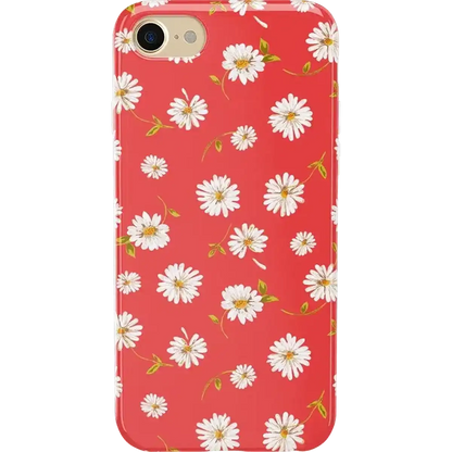 Daisy Daydream | Red Coral Floral Case