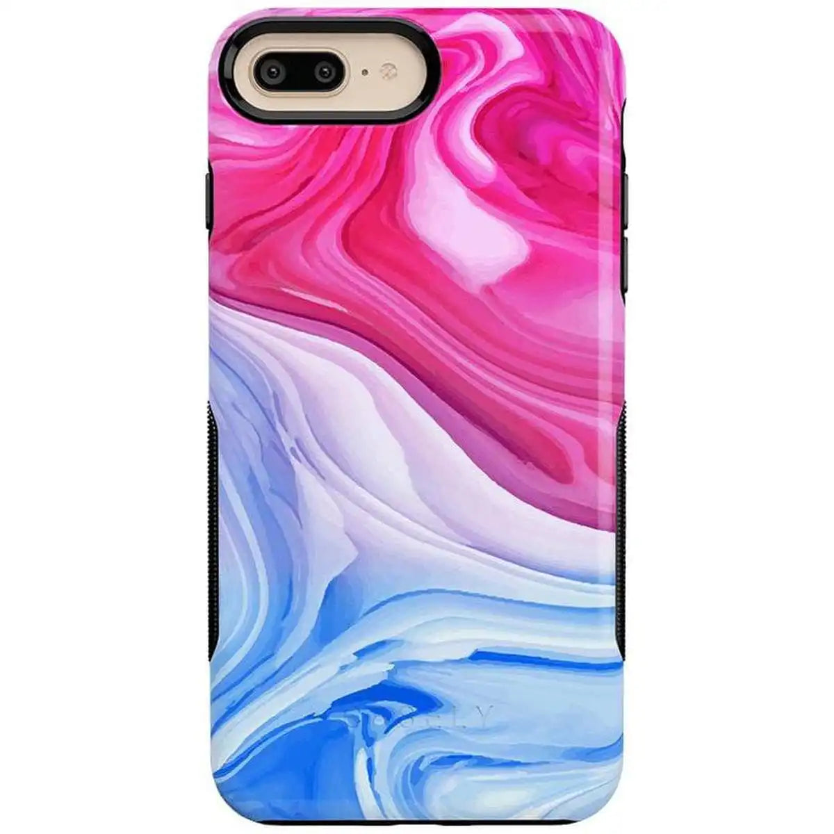 Land & Sea | Marble Swirl iPhone Case