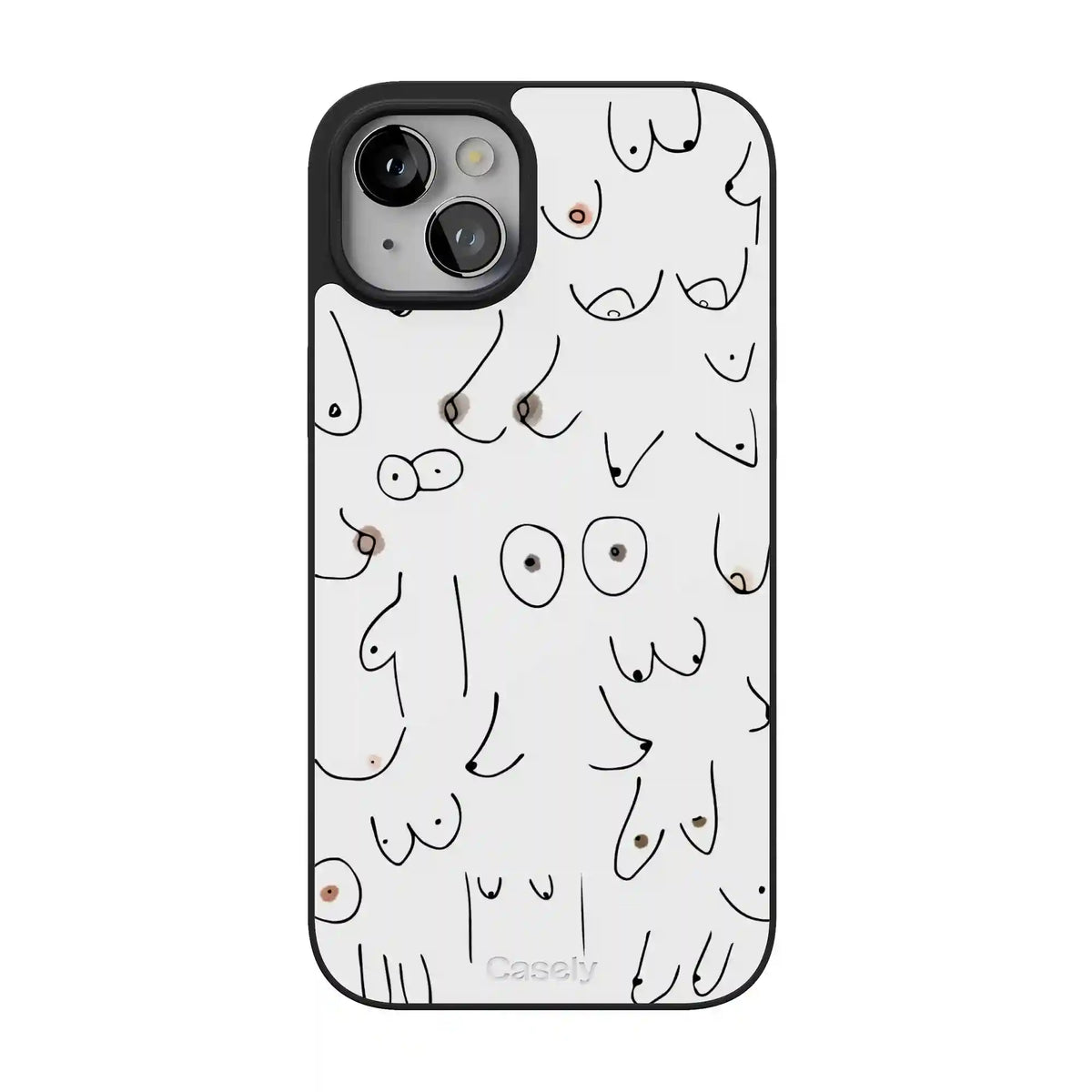 I'm With Her | Black & White Boobs Case