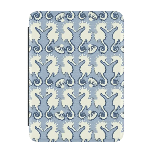 Seahorse Drift | Coastal Blues Kindle Case