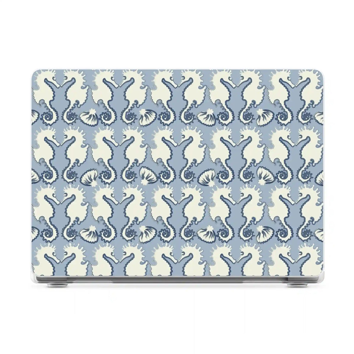 Seahorse Drift | Coastal Blues Laptop Shell