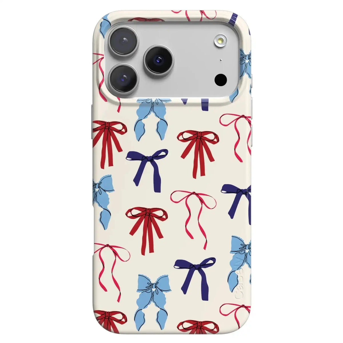 American Girlie | Red White & Blue Bows Case