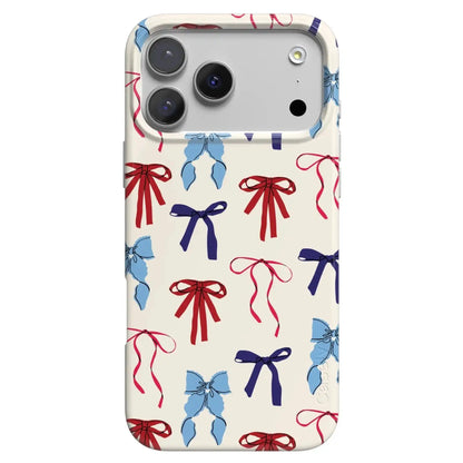 American Girlie | Red White & Blue Bows Case