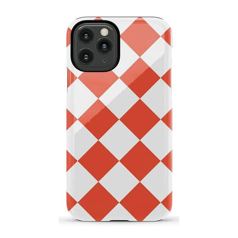 Red Checkerboard | High Contrast Design Case