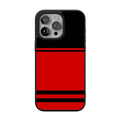 Storm Warning | Black & Red Stripes Case