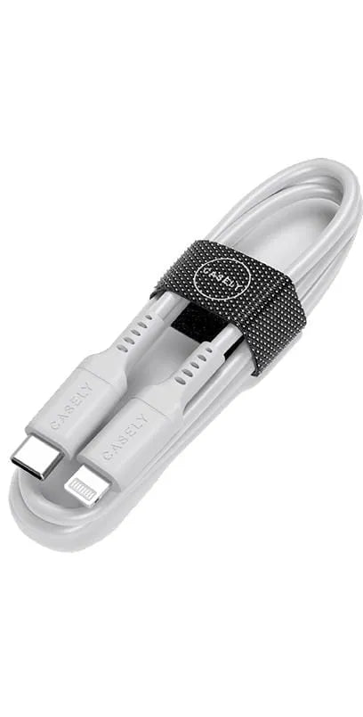 Fast Charging Cable | MFi Certified Lightning to USB-C Cord - White Cord