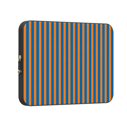 Go New York | Blue & Orange Stripes Laptop Case